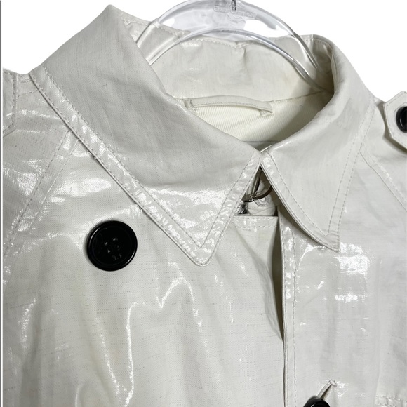 3.1 Phillip Lim | Coated Linen Trench Coat in Cream 10 - Picture 12 of 15